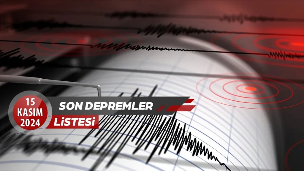 15 Kasım 2024 Son Dakika Deprem Haberleri- Diğer Haberler