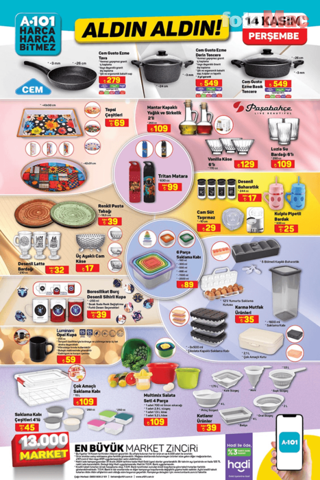 A101 ALDIN ALDIN 14 KASIM | A101 aktüel ürünler kataloğu- Futbol