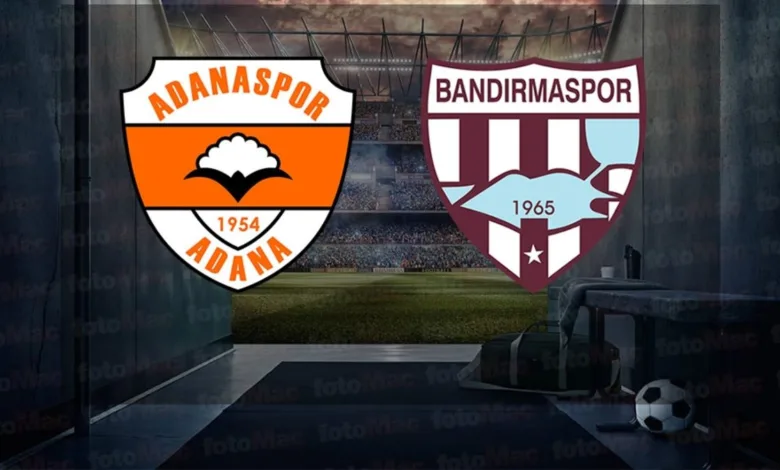 Adanaspor - Bandırmaspor maçı ne zaman? Saat kaçta, hangi kanalda canlı yayınlanacak? | Trendyol 1. Lig- Fenerbahçe