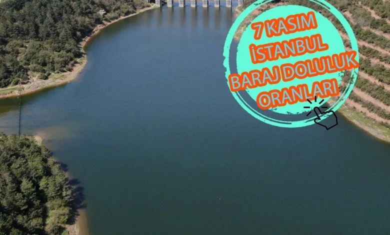 BARAJ DOLULUK ORANLARI - İstanbul baraj doluluk oranı İSKİ 7 Kasım rakamları- Diğer Haberler