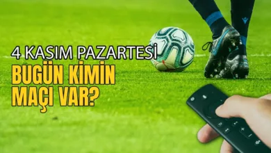 Bugünkü maçlar ⚽Bugün hangi maçlar var? 4 Kasım Pazartesi günü maçları- Diğer Haberler