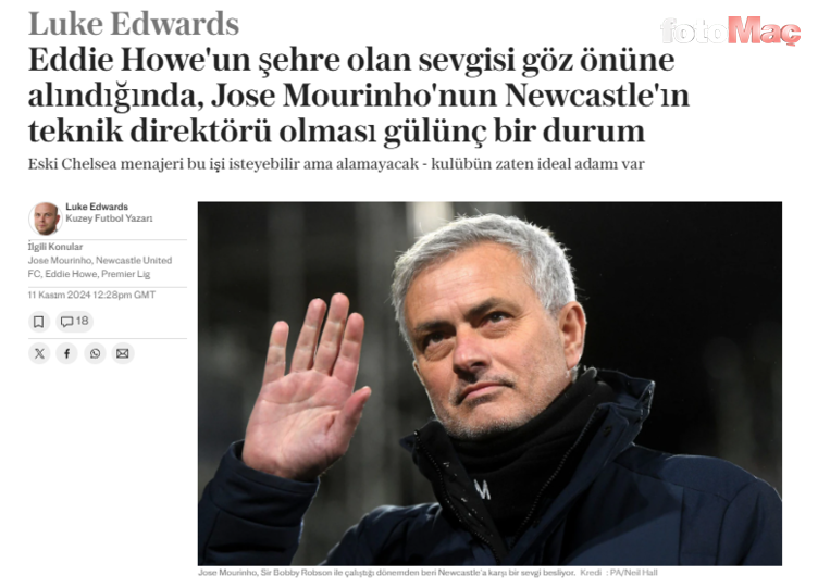 FENERBAHÇE HABERİ: İngiliz basınından Jose Mourinho'ya veto! "Son derece saygısızcaydı"- Futbol