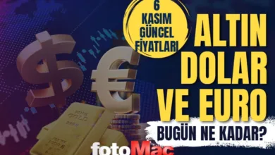 Gram altın fiyatları 6 Kasım 💰 | Çeyrek, Yarım, Tam, Külçe, Cumhuriyet Altını ne kadar? 1 Dolar kaç TL?- Futbol