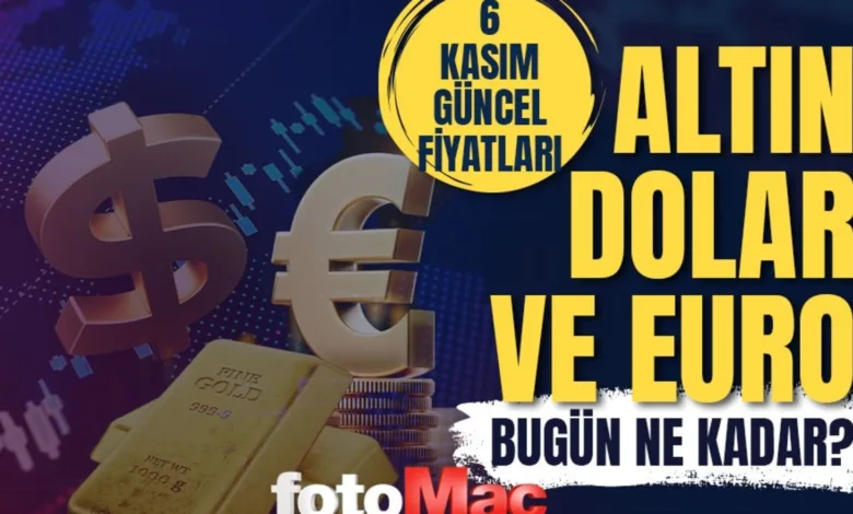 Gram altın fiyatları 6 Kasım 💰 | Çeyrek, Yarım, Tam, Külçe, Cumhuriyet Altını ne kadar? 1 Dolar kaç TL?- Diğer Sporlar