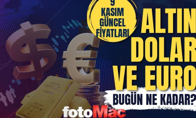 Gram altın fiyatları 9 Kasım 💰 | Çeyrek, Yarım, Tam, Külçe, Cumhuriyet Altını ne kadar? 1 Dolar kaç TL?- Futbol