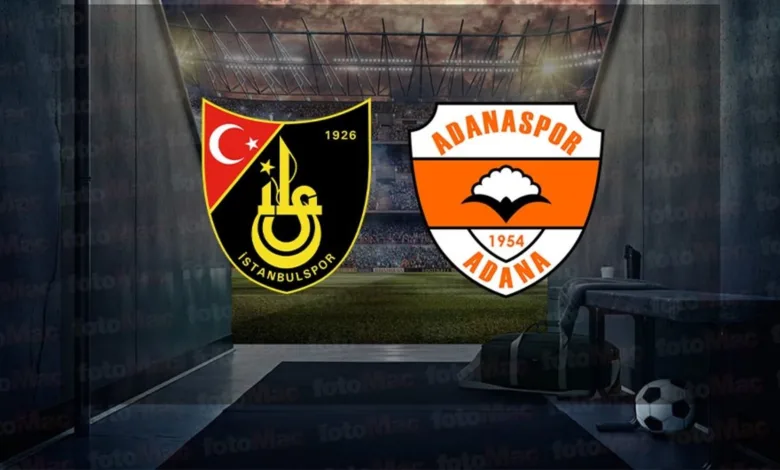 İstanbulspor - Adanaspor maçı ne zaman? Saat kaçta, hangi kanalda canlı yayınlanacak? | Trendyol 1. Lig- Futbol