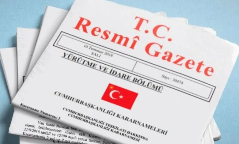 Resmi Gazete'de bugün 📰10 Kasım Pazar 2024 Resmi Gazete kararları- Fenerbahçe