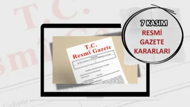 Resmi Gazete'de bugün 📰7 Kasım Perşembe 2024 Resmi Gazete kararları- Futbol