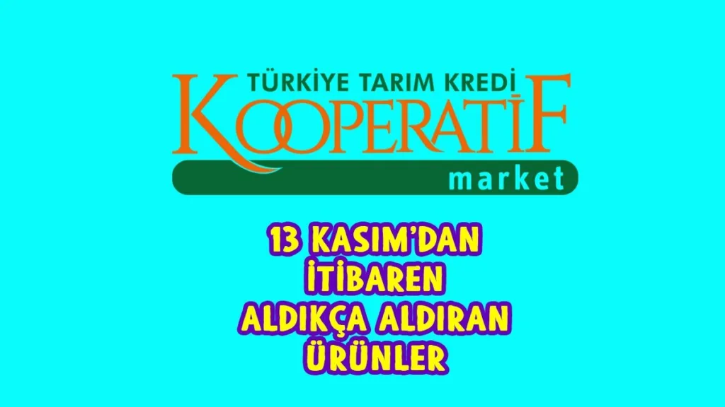 TARIM KREDİ KASIM İNDİRİMİ | 13 Kasım Tarım Kredi Market kataloğu- Diğer Haberler