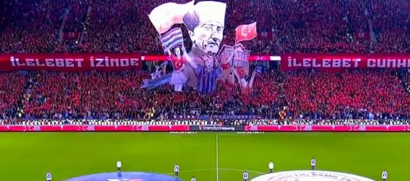 Trabzonspor'dan Fenerbahçe maçı öncesi mükemmel koreografi!- Trabzonspor