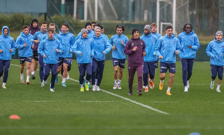 Trabzonspor’un Çaykur Rizespor maçı hazırlıkları sürüyor- Futbol