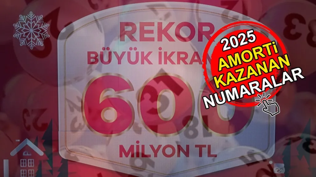 Milli Piyango amorti kazanan numaralar 2025 | MPİ büyük ikramiye amorti numaraları- Diğer Haberler