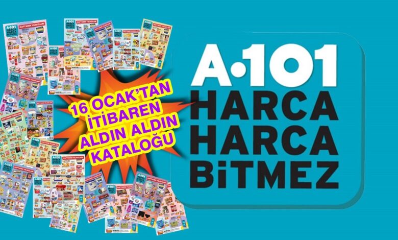 A101 aktüel ürünler kataloğu 16 Ocak | Yeni haftaya özel indirimler- Fenerbahçe