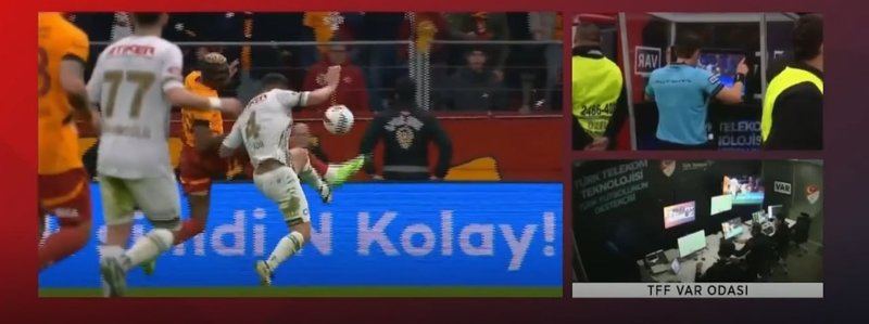 Galatasaray penaltı kazandı! İşte o pozisyon- Futbol