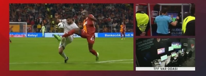 Galatasaray penaltı kazandı! İşte o pozisyon- Futbol