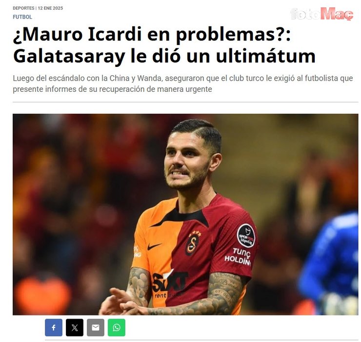 Galatasaray'da Icardi krizi! Yönetimden uyarı geldi- Fenerbahçe