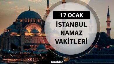 İstanbul ezan vakitleri ve namaz saatleri - 17 Ocak 2025- Diğer Haberler