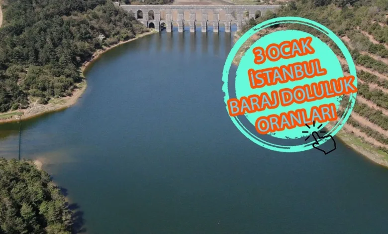 İstanbul'daki Baraj Doluluk Oranları (3 Ocak 2025)- Futbol