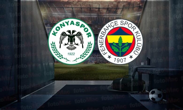 Konyaspor - Fenerbahçe maçı CANLI | Tümosan Konyaspor - Fenerbahçe maçı ne zaman, saat kaçta ve hangi kanalda? (Trendyol Süper Lig)- Fenerbahçe