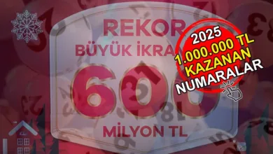 Milli Piyango 1.000.000 TL kazanan numaralar 2025 | Çeyrek, yarım, tam bilet 1.000.000 lira kazananlar sıralı tam liste- Diğer Haberler