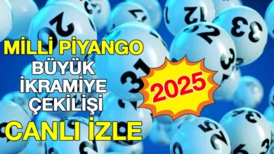 MİLLİ PİYANGO ÇEKİLİŞİ CANLI İZLE 2025 | Büyük ikramiye çekilişi saat kaçta? Yılbaşı çekilişi canlı izle- Futbol