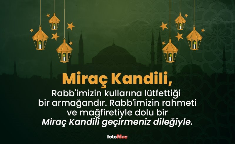 MİRAÇ KANDİLİ MESAJLARI RESİMLİ DUALI | En güzel anlamlı Miraç Kandili mesajları ayetli resimli kısa ve uzun sözler 2025- Diğer Haberler