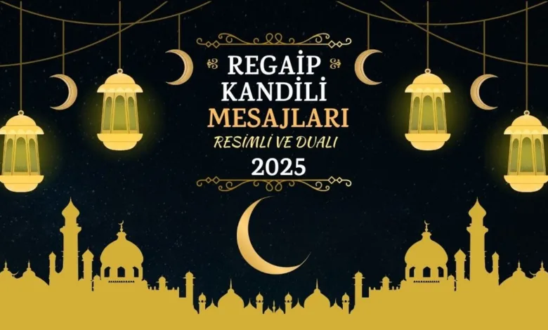 Regaip Kandili mesajları resimli 2025 | Dualı Regaip Kandili mesajları- Futbol