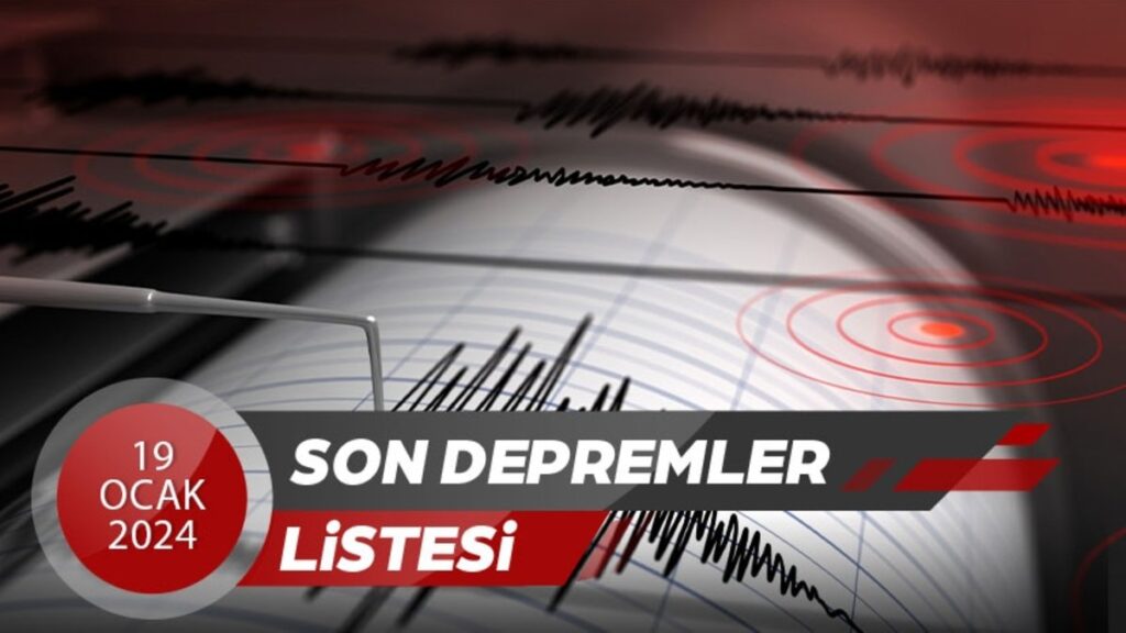 SON DAKİKA DEPREM HABERİ! Nerede ve saat kaçta oldu? 19 Ocak 2025 AFAD - Kandilli güncel deprem bilgisi- Diğer Haberler