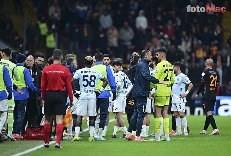 Adana Demirspor, Galatasaray maçında sahadan çekildi! Şimdi ne olacak?- Adana Demirspor