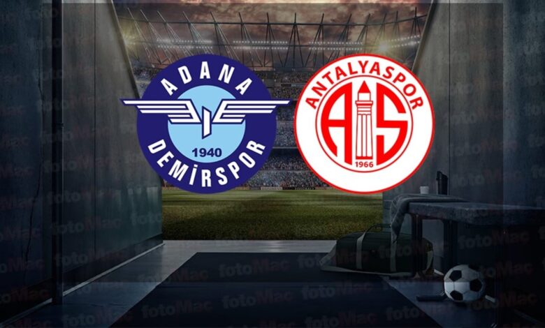 Adana Demirspor-Onvo Antalyaspor maçı ne zaman, saat kaçta ve hangi kanalda? (Trendyol Süper Lig) 16 Adana Demirspor-Onvo Antalyaspor maçı ne zaman, saat kaçta ve hangi kanalda? (Trendyol Süper Lig)- Ligler