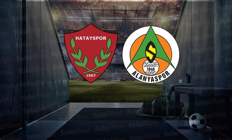 Atakaş Hatayspor-Corendon Alanyaspor maçı ne zaman, saat kaçta ve hangi kanalda? (Trendyol Süper Lig) 13 Atakaş Hatayspor-Corendon Alanyaspor maçı ne zaman, saat kaçta ve hangi kanalda? (Trendyol Süper Lig)- Ligler