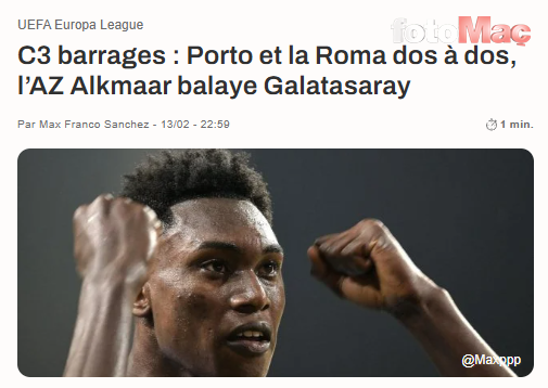AZ Alkmaar-Galatasaray maçı dış basında! 'Umutları sona erdi'- Futbol