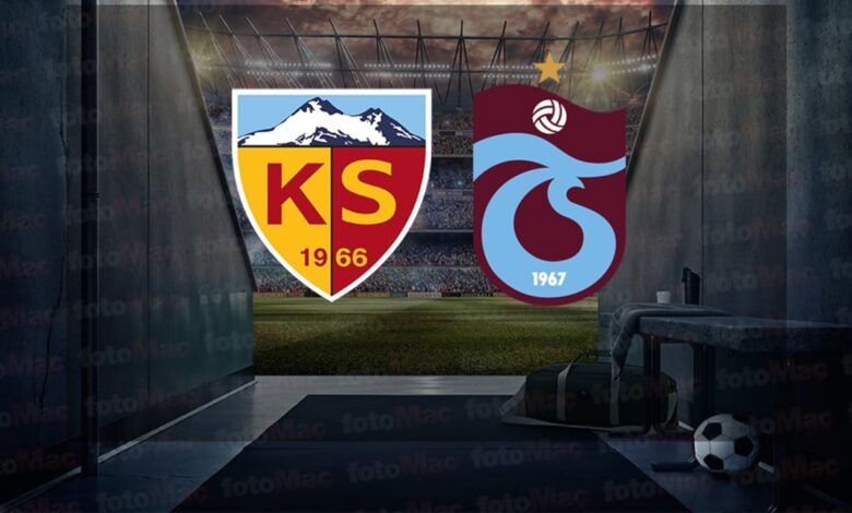 Bellona Kayserispor - Trabzonspor maçı CANLI İZLE | Trendyol Süper Lig CANLI MAÇ 23 Bellona Kayserispor - Trabzonspor maçı CANLI İZLE | Trendyol Süper Lig CANLI MAÇ- Trabzonspor