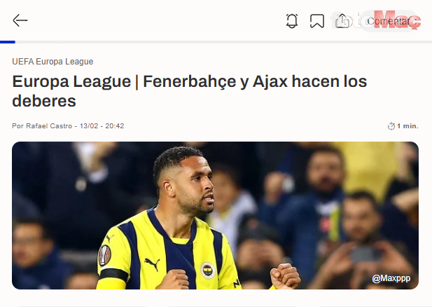 Fenerbahçe-Anderlecht maçı dış basında! "Nakavt etmek üzere"- Fenerbahçe