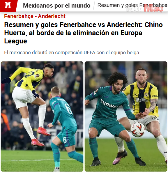 Fenerbahçe-Anderlecht maçı dış basında! "Nakavt etmek üzere"- Fenerbahçe