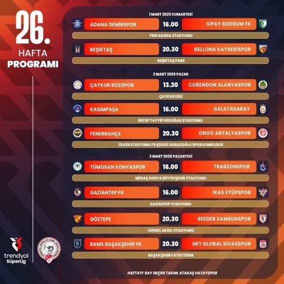 Galatasaray-Fenerbahçe derbisinin tarihi belli oldu!- Futbol