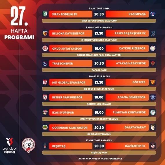 Galatasaray-Fenerbahçe derbisinin tarihi belli oldu!- Futbol