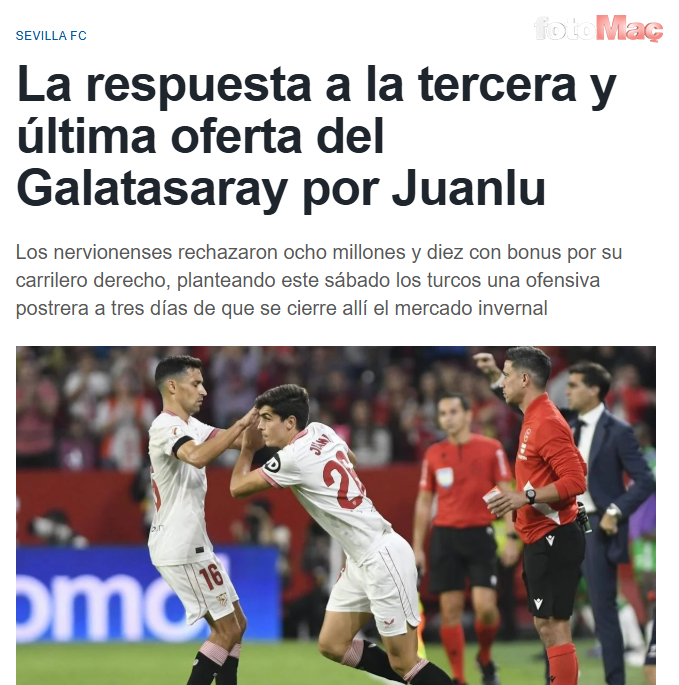 Galatasaray'a Juanlu Sanchez için tarih verildi! Transfer...- Futbol