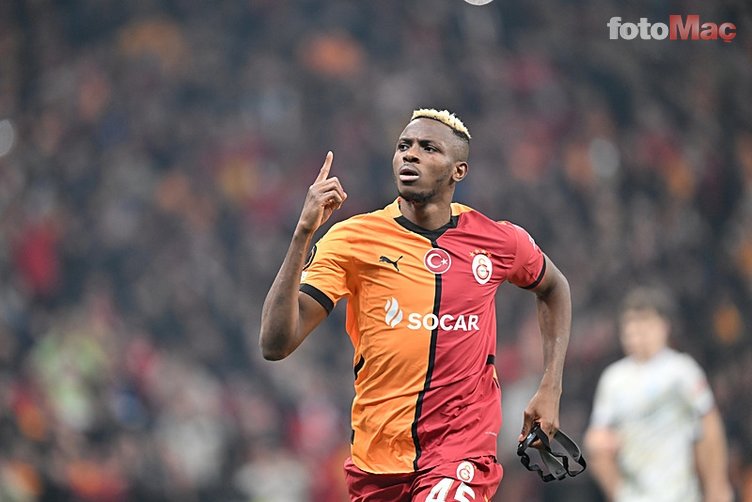 Galatasaray'da Victor Osimhen'den Napoli'ye transferde büyük rest!- Futbol