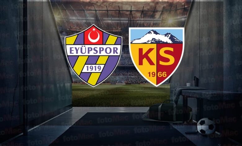 İkas Eyüpspor-Bellona Kayserispor maçı ne zaman, saat kaçta ve hangi kanalda? (Trendyol Süper Lig) 13 İkas Eyüpspor-Bellona Kayserispor maçı ne zaman, saat kaçta ve hangi kanalda? (Trendyol Süper Lig)- Ligler