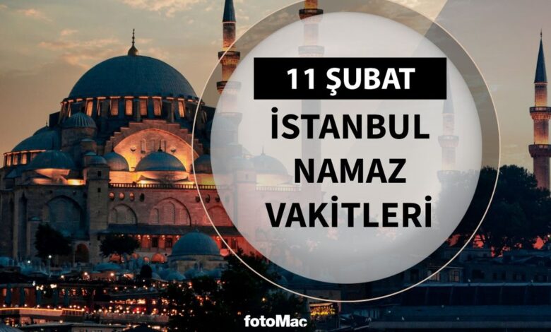 İstanbul namaz vakitleri 11 Şubat 2025 | İstanbul namaz ve ezan saatleri 14 İstanbul namaz vakitleri 11 Şubat 2025 | İstanbul namaz ve ezan saatleri- Diğer Haberler
