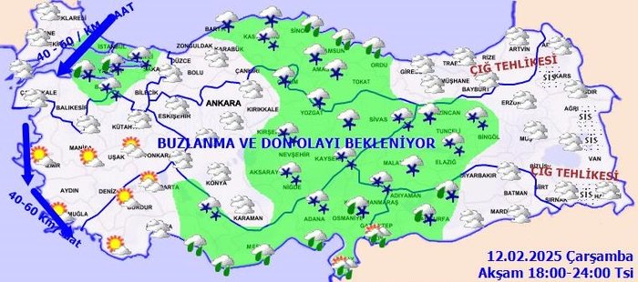 İstanbul'da kar ne zaman duracak? Meteoroloji tarih verdi! 12 Şubat hava durumu- Diğer Haberler