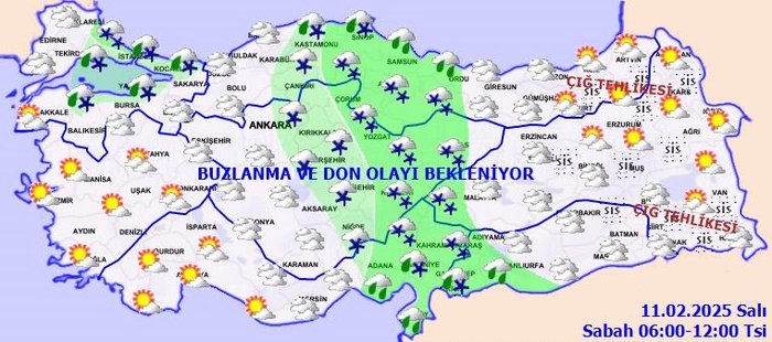 Kar ve fırtına kapıya dayandı! İstanbul'da yeniden kara kış uyarısı | 11 Şubat Salı hava durumu- Diğer Haberler