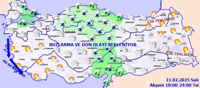 Kar ve fırtına kapıya dayandı! İstanbul'da yeniden kara kış uyarısı | 11 Şubat Salı hava durumu- Diğer Haberler