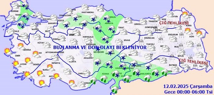 Kar ve fırtına kapıya dayandı! İstanbul'da yeniden kara kış uyarısı | 11 Şubat Salı hava durumu- Diğer Haberler