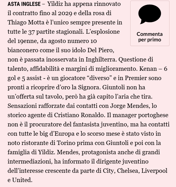Kenan Yıldız için devler harekete geçti! İngilizler arasında transfer rekabeti- İtalya Serie A