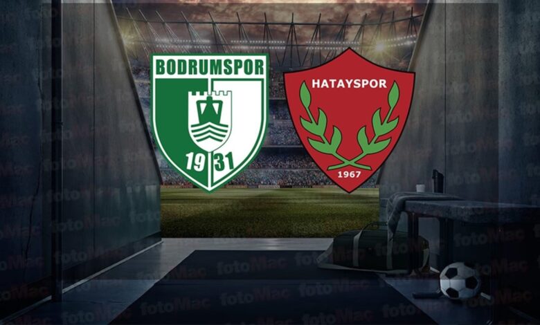 Küme düşme hattında kritik maç: Sipay Bodrum FK-Atakaş Hatayspor maçı ne zaman, saat kaçta ve hangi kanalda? 13 Küme düşme hattında kritik maç: Sipay Bodrum FK-Atakaş Hatayspor maçı ne zaman, saat kaçta ve hangi kanalda?- Ligler