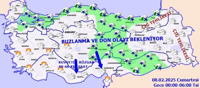 Meteoroloji'den kar yağışı uyarısı! 19 ilde sarı alarm verildi | 7 Şubat Cuma hava durumu- Diğer Haberler