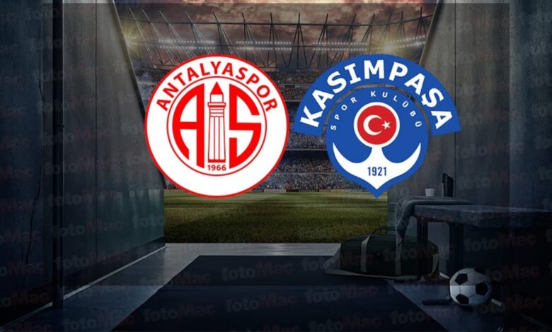 Onvo Antalyaspor-Kasımpaşa maçı ne zaman, saat kaçta ve hangi kanalda? (Trendyol Süper Lig) 16 Onvo Antalyaspor-Kasımpaşa maçı ne zaman, saat kaçta ve hangi kanalda? (Trendyol Süper Lig)- Ligler