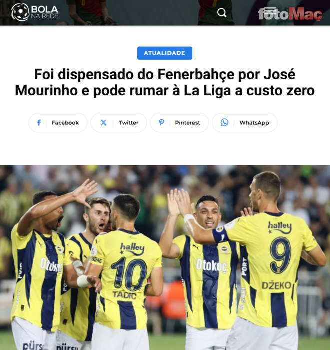 TRANSFER HABERİ | Fenerbahçe'nin eski yıldızı La Liga yolcusu!- Fenerbahçe